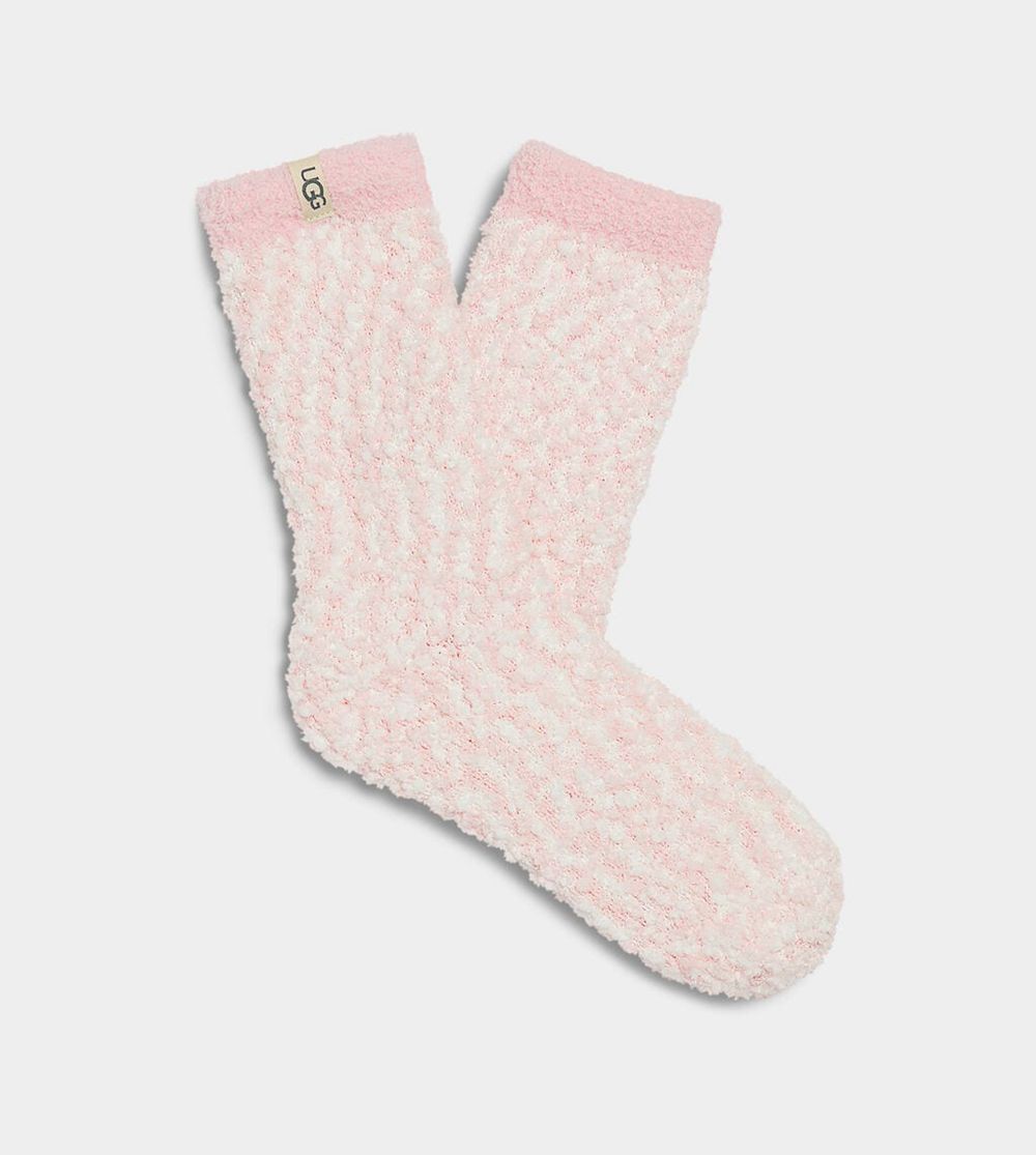 Ugg Sock Womens - Ugg Cozy Chenille Pink - 437NIRXDK